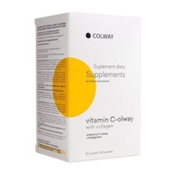 Vitamín C Colway s kolagénom 30 vrecúšok výživový doplnok C1000