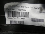 VOLVO XC90 II boot upholstery upholstery right rear part