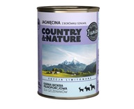 Country & Nature - Junior - Jagnięcina z borówką i szałwią - 400g