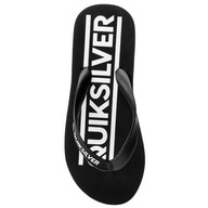 QUIKSILVER ČIERNE ŽABKY BIELE LOGO (28)