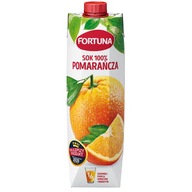 Sok 100% pomarańczowy Fortuna 1l