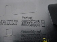 Blende Abdeckung tunelu DACIA DUSTER 689200724R 689216018R