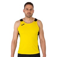 Tank top do biegania męski Joma Record II yellow/black L