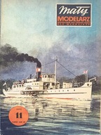 Mały Modelarz 11/1975 statek rzeczny Krakus