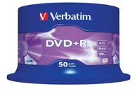 Płyta DVD Verbatim DVD+R 4,7 GB 50 szt.