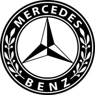 Naklejka na samochód auto, szybę lakier, tuning mercedes benz logo 15cm