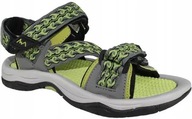Campus Detské sandále Tress Junior zelené na suchý zips 32