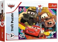 PUZZLE ROZPĘDZONE SAMOCHODY DISNEY CARS AUTA 30 EL