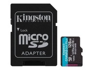 MicroSD karta Kingston Canvas Go! Plus 128 GB