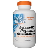 Doctor's Best Betaín HCL Pepsin Pepsín 360 kaps