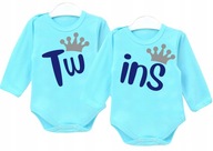 ZESTAW BODY niemowlęcych dla bliźniaków TWINS r 68