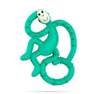 Matchstick Monkey: masážne hryzátko Mini Smaragdové