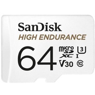 High Endurance microSDXC 64GB V30 s adaptérom rekordéry a monitoring
