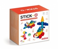 MAGFORMERS Mágneses építőkockák Stick-o Barátokkal 17 db-os szett