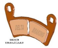 Brzdové doštičky predné Delta braking DB2179OR-D