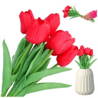 TULIPANY BUKIET TULIPANÓW sztuczne kwiaty jak żywe do wazonu na wielkanoc