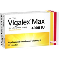 Vigalex Max 4000 witamina D3 lek odporność 90x