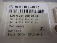 MERCEDES R231 SL 500 module control unit A2319000203