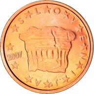 Słowenia, 2 Euro Cent, 2007, AU(50-53), Miedź plat