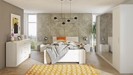 Sypialnia BONO 6 biała - zestaw mebli do stylowego wnętrza