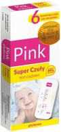 DOMOWY PŁYTKOWY TEST CIĄŻOWY PINK SUPERCZUŁY 99,9%