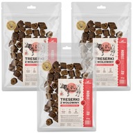 TRESERKY PRE PSA NobleDOG prírodné pochúťky Hovädzie 80g 3 KS