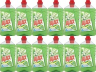 Ajax Konwalia Płyn uniwersalny do podłóg 1000 ml Zielony Floral Fiesta x12