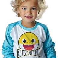 Bielo-tyrkysové pyžamo Baby Shark - Ponorte sa do dobrodružstva! 128cm