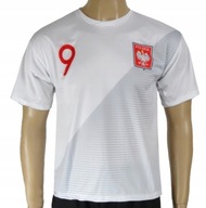 Koszulka POLSKA LEWANDOWSKI 2018 r. 2XL biała