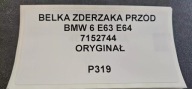 traversa paraurti anteriore BMW 6 E63 E64 7152744 originale