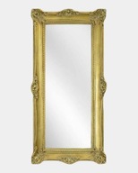 Zrkadlo Obdĺžnikové Úzky Zlatý Rám