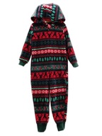 10__TU__ONESIE kombinéza detské vianočné pyžamo__98/104