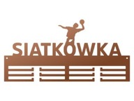 Wieszak na medale Siatkówka II 40 cm miedziany