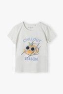 T-shirt dziewczęcy bawełniany - Chillout Season -