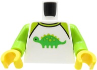 LEGO tors figurki - koszulka / longsleeve z dinozaurem