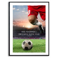 Plagát 120x60 cm pre futbalistu Vaše fotografie Váš Text SPRIEVODCA