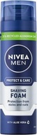 Pianka do golenia NIVEA MEN Protect & Care Aloe Vera 200 ml