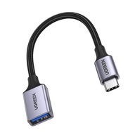 UGREEN KABEL ADAPTER PRZESCIÓWKA USB-C (męski) - USB-A (żeński) 5Gb/s 0.15m