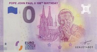0 Euro - Papież Jan Paweł II - Niemcy - 2020