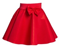 Červená Dievčenská sukňa Lesklá 152