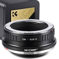 Adapter Olympus OM na EOS R Canon RF EF-R przejściówka K&F Concept 2024