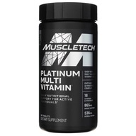 MuscleTech Platinum Multivitamín ADE B6 B12 90t