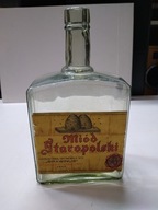 Butelka szklana etykieta Miód staropolski Brawinus