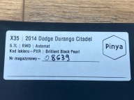 Ksiazka instrukcja Couverture Couvercle, Couverture Dodge Durango 5.7L 2014+ USA