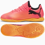 PUMA FUTURE 7 PLAY IT JR _35_ Buty Dziecięce Różowy Halówka