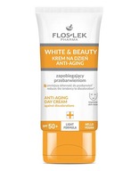 Flos Lek White Beauty Krem na dzień anti-aging SPF 50 30 ml