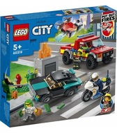 LEGO 60319 Akcja strażacka i pościg,STRAŻ POLICJA