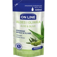 On Line Tekuté mydlo Zásoba Doplnok Olivový olej Aloe 500ml