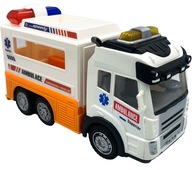 Auto sanitka ambulancia svetlo zvuk