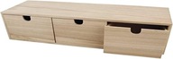 Rayher 6190300 komoda drewniana z 3 szufladami, 37,5 x 13 x 11,5 cm Opis